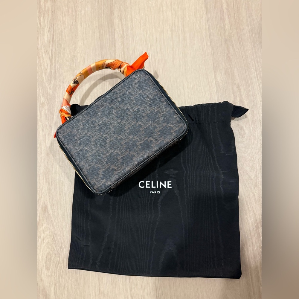 Celine Monogram Triomphe Messenger Box